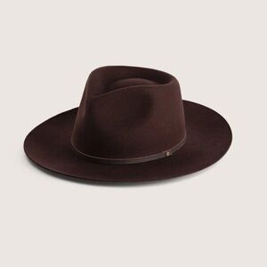 Will + Bear Cooper Coffee | Brown Wool Western Fedora Hat